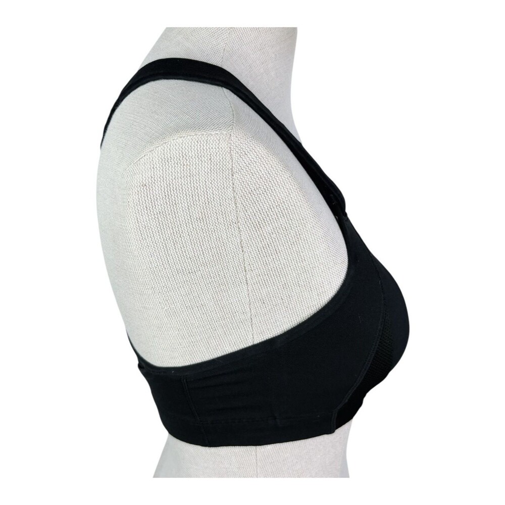 Moving Comfort Juno Sports Bra sz 34C * Black Racerback Brooks Running Workout - Picture 5 of 6